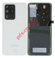 Original back battery cover Samsung G988F Galaxy S20 Ultra White (ORIGINAL)