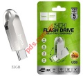 Flash Drive Hoco UD8 2 in 1 Super-Speed 32GB USB-A 3.0 & USB-C Mini Size 