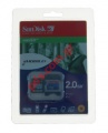   Mini secure digital 2GB  ( SanDisk and adaptor) Blister