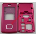 Original housing for LG KG800 Chocolate Pink complete