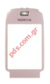 Original bezel inside big lcd len NOKIA 6131 Pink