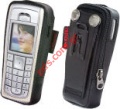 Leather case Krussel Nokia 6230, 6230i Classic type Red Label with belt clip ()