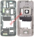 Original B cover Nokia N82 back middle frame whith parts Silver