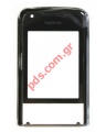 Original front housing Nokia 8800Arte UI Cover, Display glass black (ORIGINAL NEW)