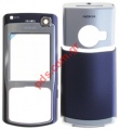 Original housing Nokia N70 Blue silver set  3 pcs 