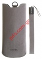 Original Nokia Carrying case Pouch for 6500c in Grey including Strap (115x50mm). 