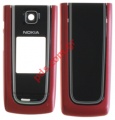 Original housing okia 6555 Front and battery cover Black/Red
