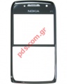 Original battery cover Nokia E71 Grey steel (including display glass)