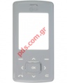 Original front cover LG KG800 Chocolate in white color
