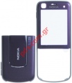 Original housing Nokia 6220classic front and battery cover in purple color