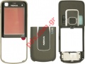 Original housing set Nokia 6220classic in grey color (3 pcs)