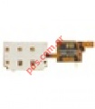 Original numeric keypad board SonyEricsson T303 whith flex cable and Sim card reader
