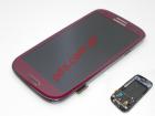 Original LCD Display with Touch Unit Digitazer Samsung GT I9300 Galaxy S III Complete Garnet Red