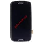 Original LCD Display with Touch Unit Digitazer Samsung GT Galaxy S 3 Complete Sapphire Black
