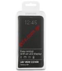 Original case flip EF-NG955PBEGWW Samsung Galaxy S8+ PLUS SM-G955 LED View Cover in Black