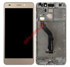    Gold Huawei Honor 7 Lite (NEM-L51) Front cover LCD + touch screen with Digitizer   