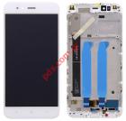 Full set LCD XIAOMI MI A1/5X (with frame) White Front cover frame Display with touch screen digitizer