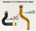   Flex Cable Huawei MediaPad T3 7 7.0 WiFi (BG2-W09 BG2-U01 BG2-U03) LCD Display Motherboard Connector Wifi Version