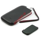 Original leather case Nokia E71 Pouch Black/Red