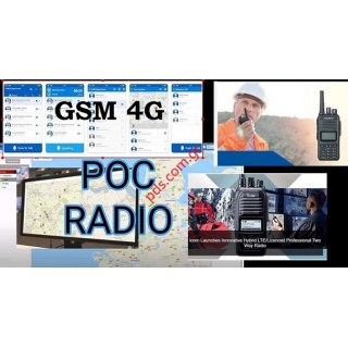 Transeiver POC Push-to-Talk over Cellular (PoC) 4G/WIFI