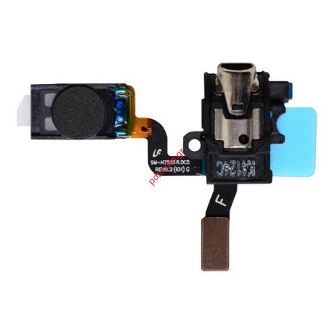 Original Ear speaker Samsung SM-N7505 Galaxy Note 3 Neo LTE+ with audio connector  Original Ear speaker Samsung SM-N7505 Galaxy Note 3 Neo LTE+ with audio connector
