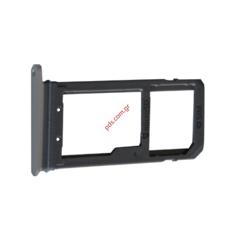 Γνήσια θυρίδα κάρτας 1 SIM holder Black Samsung SM-G935F Galaxy S7 Edge σε μαύρο χρώμα Γνήσια θυρίδα κάρτας 1 SIM holder Black Samsung SM-G935F Galaxy S7 Edge σε μαύρο χρώμα