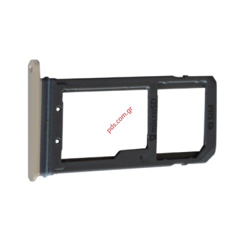 Γνήσια θυρίδα κάρτας 1 SIM holder Gold Samsung SM-G935F Galaxy S7 Edge σε χρυσό χρώμα Γνήσια θυρίδα κάρτας 1 SIM holder Gold Samsung SM-G935F Galaxy S7 Edge σε χρυσό χρώμα