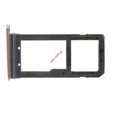 Γνήσια θυρίδα κάρτας 1 SIM holder Pink Gold Samsung SM-G935F Galaxy S7 Edge σε ροζ χρώμα SIM Card drawer tray Γνήσια θυρίδα κάρτας 1 SIM holder Pink Gold Samsung SM-G935F Galaxy S7 Edge σε ροζ χρώμα SIM Card drawer tray