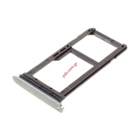 Γνήσια θυρίδα κάρτας 1 SIM White Samsung SM-G930F Galaxy S7 TRAY για το λευκό ασημί χρώμα Γνήσια θυρίδα κάρτας 1 SIM White Samsung SM-G930F Galaxy S7 TRAY για το λευκό ασημί χρώμα