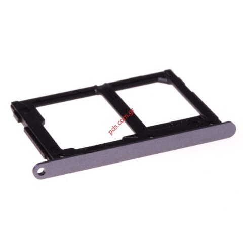 Γνήσια θυρίδα κάρτας Black Samsung SM-A310F Galaxy A3 (2016), SM-A510F Galaxy A5 (2016) βάση κάρτας SIM TRAY και κάρτα μνήμης σε μαύρο χρώμα