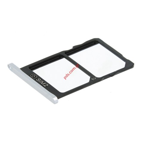 Original Sim Card Tray for Nokia 5 (TA-1053) Dual 2 SIM White/Silver. Original Sim Card Tray for Nokia 5 (TA-1053) Dual 2 SIM White/Silver.