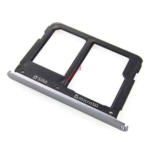 Γνήσια θυρίδα κάρτας SIM Black Samsung SM-A310F Galaxy A3 2016, SM-A510F Galaxy A5 2016 και κάρτας μνήμης σε μαύρο χρώμα