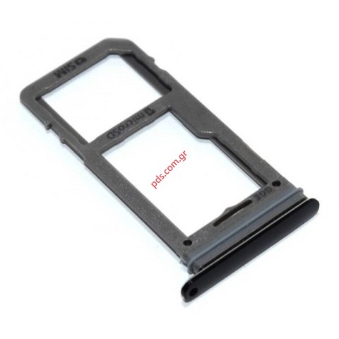 Γνήσια θυρίδα κάρτας SIM Samsung S8 G950 (1 SIM) Black Sim Card Tray holder σε μαύρο χρώμα