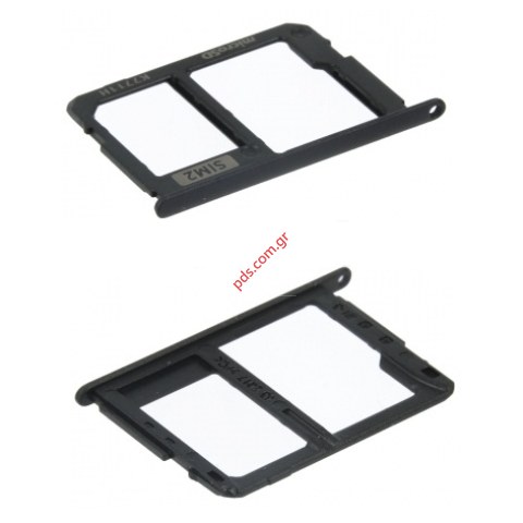 Original Sim SD holder Black Samsung Galaxy J3 2017 (SM-J330F) sim card tray for Dual version Original Sim SD holder Black Samsung Galaxy J3 2017 (SM-J330F) sim card tray for Dual version