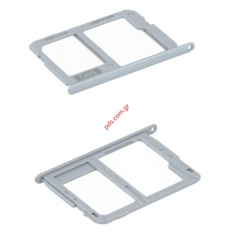 Original Sim holder Blue Samsung Galaxy J3 2017 (SM-J330F) sim card tray for Dual version Original Sim holder Blue Samsung Galaxy J3 2017 (SM-J330F) sim card tray for Dual version