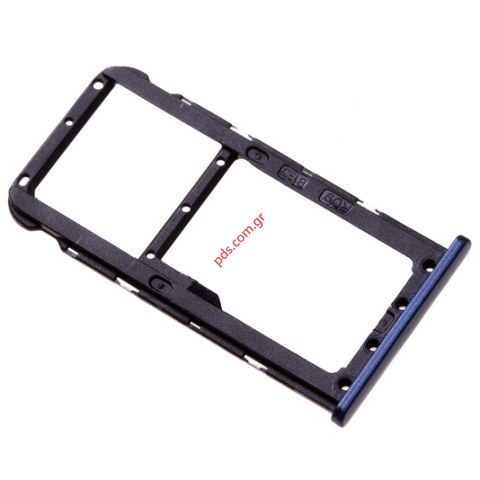 Γνήσια θυρίδα κάρτας SIM Tray Blue Huawei Mate 10 Lite Dual Sim (RNE-L21) Sim and SD Card Tray holder σε μπλέ χρώμα  Γνήσια θυρίδα κάρτας SIM Tray Blue Huawei Mate 10 Lite Dual Sim (RNE-L21) Sim and SD Card Tray holder σε μπλέ χρώμα