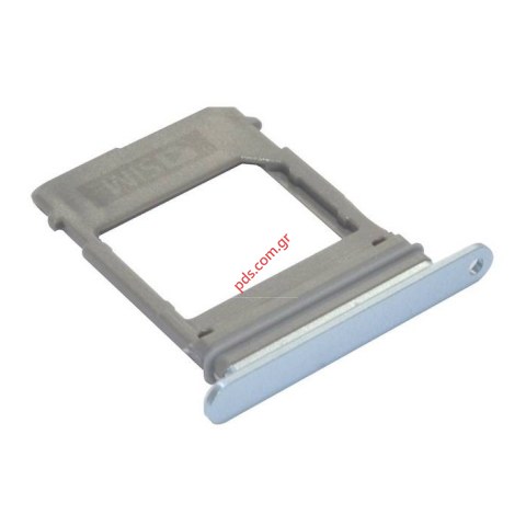 Γνήσια θυρίδα κάρτας SIM Tray Samsung Galaxy A520 A5 2017 σε μπλέ χρώμα (SIM 1+SIM 2 SET) 