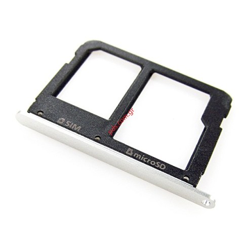 Γνήσια θυρίδα κάρτας SIM White Samsung SM-A310F Galaxy A3 2016, SM-A510F Galaxy A5 2016 και κάρτας μνήμης σε λευκό χρώμα