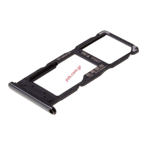 Original SIM tray Black Huawei P Smart 2019 (POT-LX3, POT-LX1, POT-AL00).  Original SIM tray Black Huawei P Smart 2019 (POT-LX3, POT-LX1, POT-AL00).