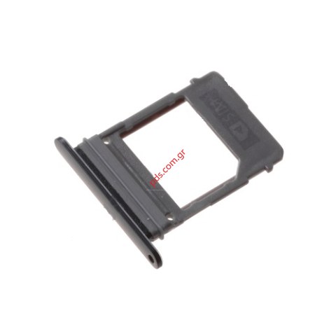 Γνήσια θυρίδα SIM Black Samsung SM-A520F Galaxy A5 (2017),  SM-A720F Galaxy A7 (2017) σε μαύρο χρώμα