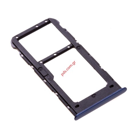 Γνήσια θυρίδα SIM Tray Blue Huawei P SMART (FIG-LX1) Card holder σε μπλέ χρώμα Γνήσια θυρίδα SIM Tray Blue Huawei P SMART (FIG-LX1) Card holder σε μπλέ χρώμα