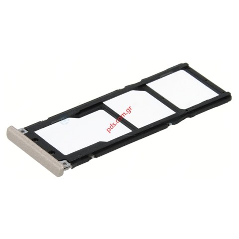 Γνήσια θυρίδα SIM Tray Gold Xiaomi Redmi Note 5A Prime Card holder σε χρυσό χρώμα Γνήσια θυρίδα SIM Tray Gold Xiaomi Redmi Note 5A Prime Card holder σε χρυσό χρώμα