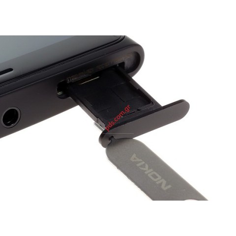 Γνήσια θυρίδα συγκράτησης κάρτας SIM Nokia Lumia 920 σε μαύρο χρώμα (Level 3) Γνήσια θυρίδα συγκράτησης κάρτας SIM Nokia Lumia 920 σε μαύρο χρώμα (Level 3)