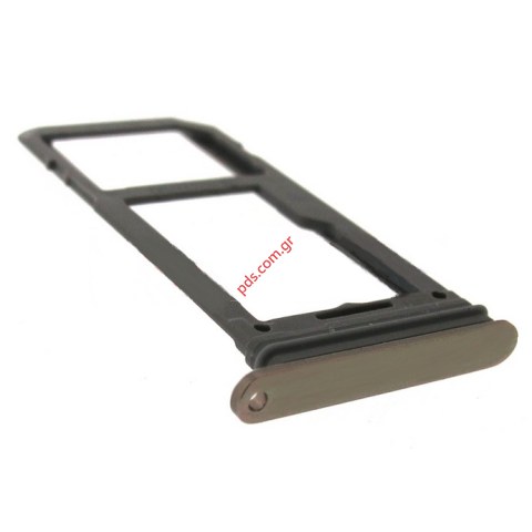 Γνήσια υποδοχή κάρτας Sim Gold Samsung SM-G955F Galaxy S8 Plus σε χρυσό χρώμα Sim & SD Card Tray holder Γνήσια υποδοχή κάρτας Sim Gold Samsung SM-G955F Galaxy S8 Plus σε χρυσό χρώμα Sim & SD Card Tray holder