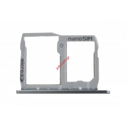 Original Holder tray Silver LG H850 G5 for SIM and SD Card  Original Holder tray Silver LG H850 G5 for SIM and SD Card