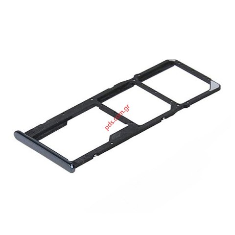Kάρτα SIM Tray Huawei Y7 2019 (DUB-LX1) Black σε μαύρο χρώμα Kάρτα SIM Tray Huawei Y7 2019 (DUB-LX1) Black σε μαύρο χρώμα