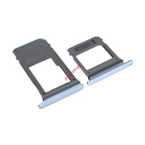 Σετ Tray κάρτας Samsung Galaxy A520 A5 2017 Blue Dual SIM σε μπλέ χρώμα (SIM 1+ SIM 2 + SD) 2 PCS