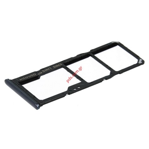 Θύρίδα κάρτας Samsung A305F, A505F, A705F Black SIM card tray σε μαύρο 