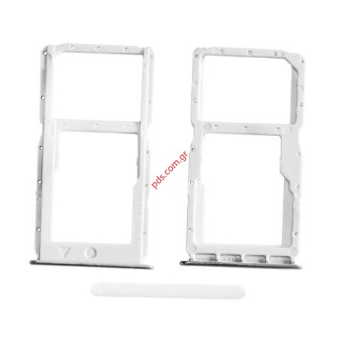 Θυρίδα κάρτας SIM Huawei P30 Lite White σε λευκό χρώμα SIM TRAY + Card slot Bulk Θυρίδα κάρτας SIM Huawei P30 Lite White σε λευκό χρώμα SIM TRAY + Card slot Bulk