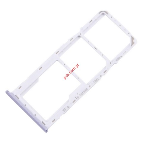 Θυρίδα κάρτας SIM Samsung Galaxy A22 5G A226 Violet σε βιολετί χρώμα DUAL SIM TRAY + MICROSD Card slot Bulk